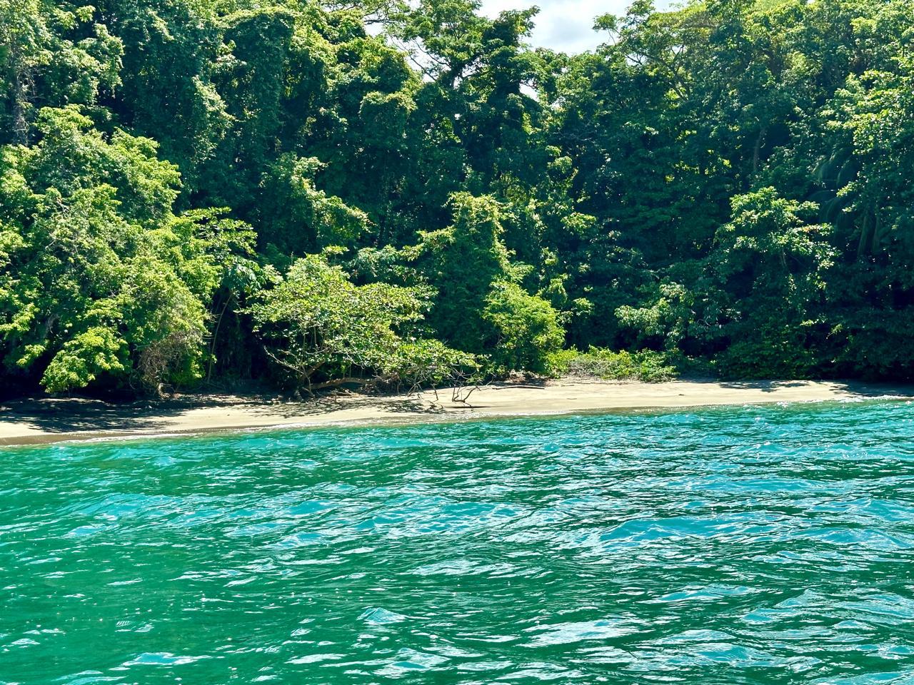 Bahía con aguas turquesa